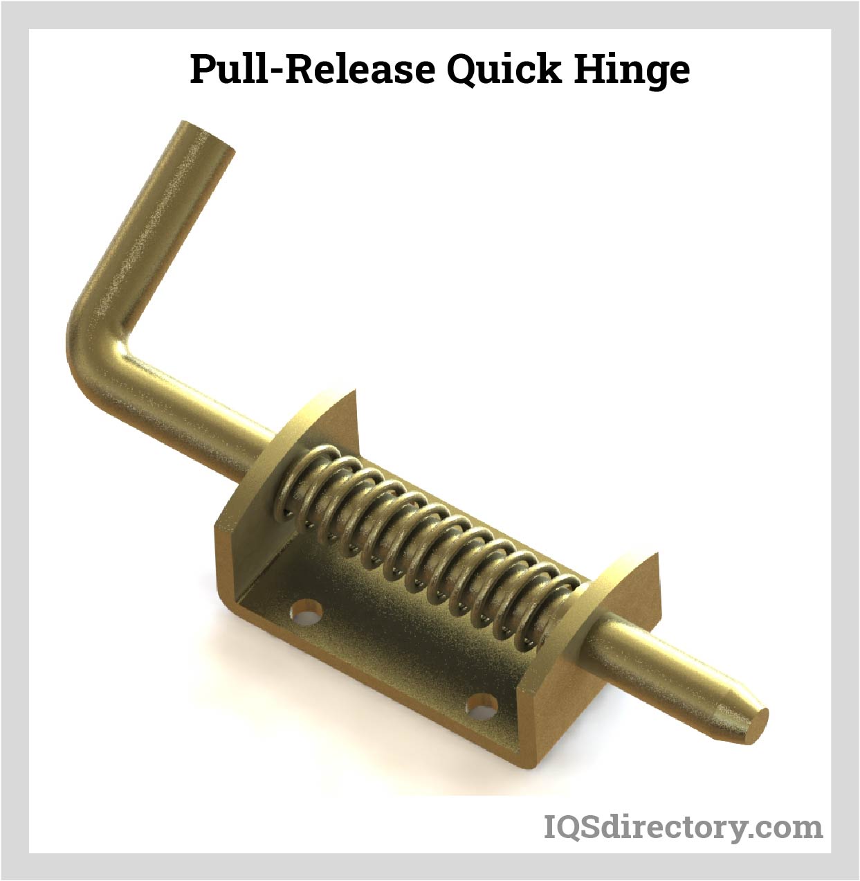 Pull-Release Quick Hinge