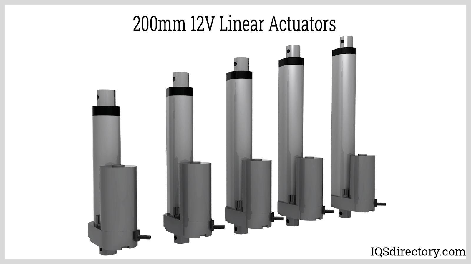 200mm 12V Linear Actuators