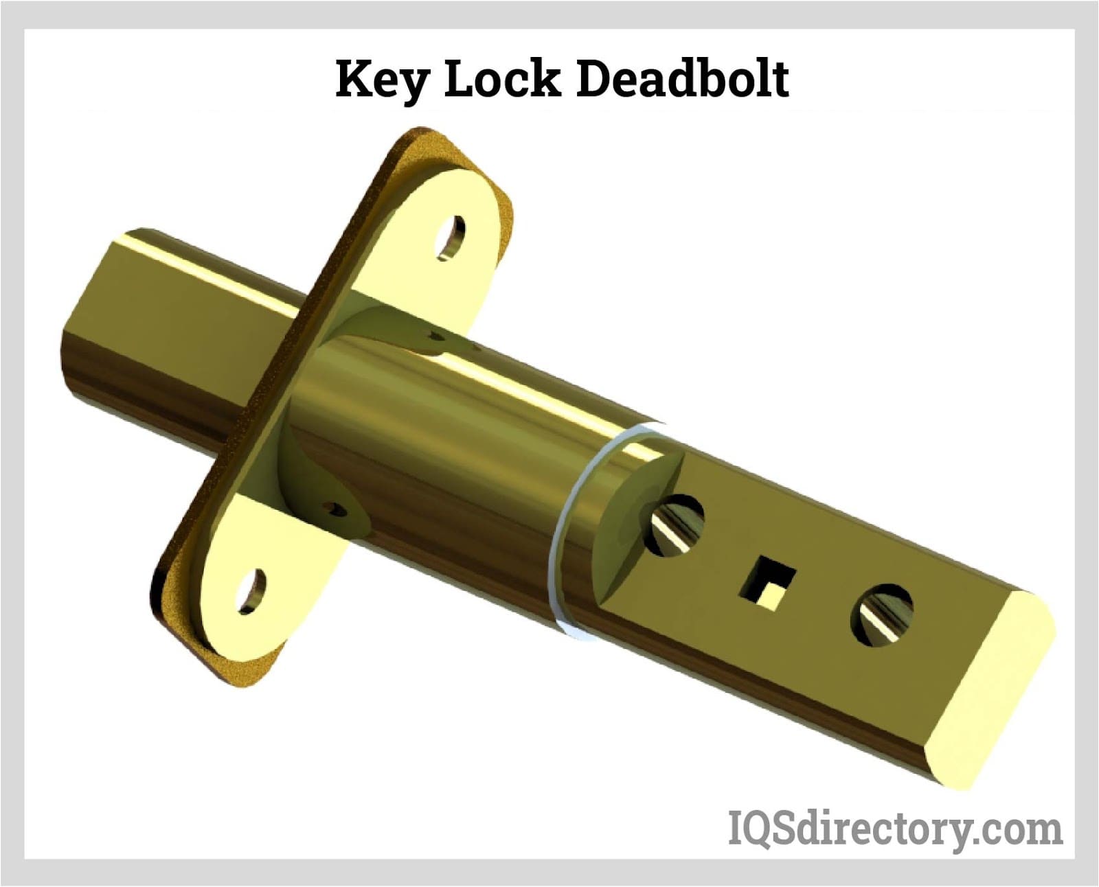Key Lock Deadbolt