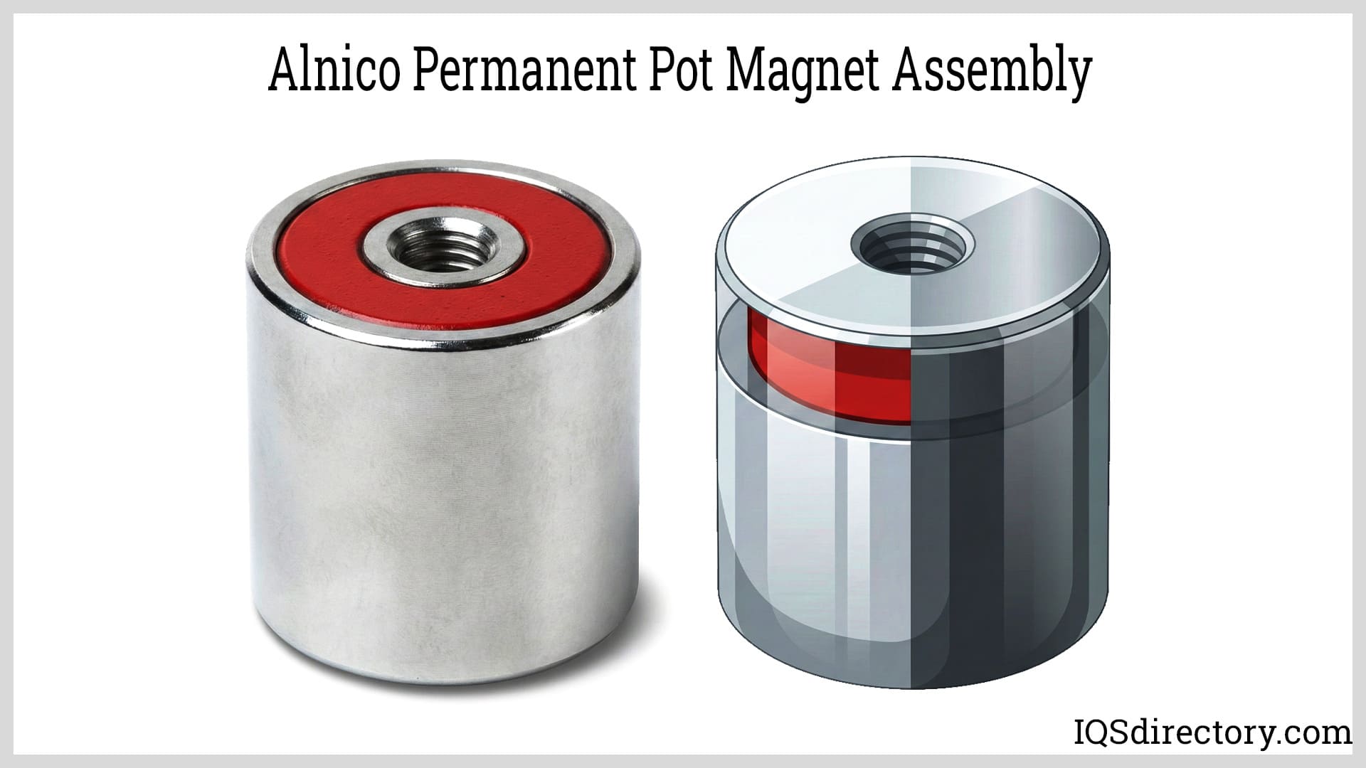 Alnico Permanent Pot Magnet Assembly