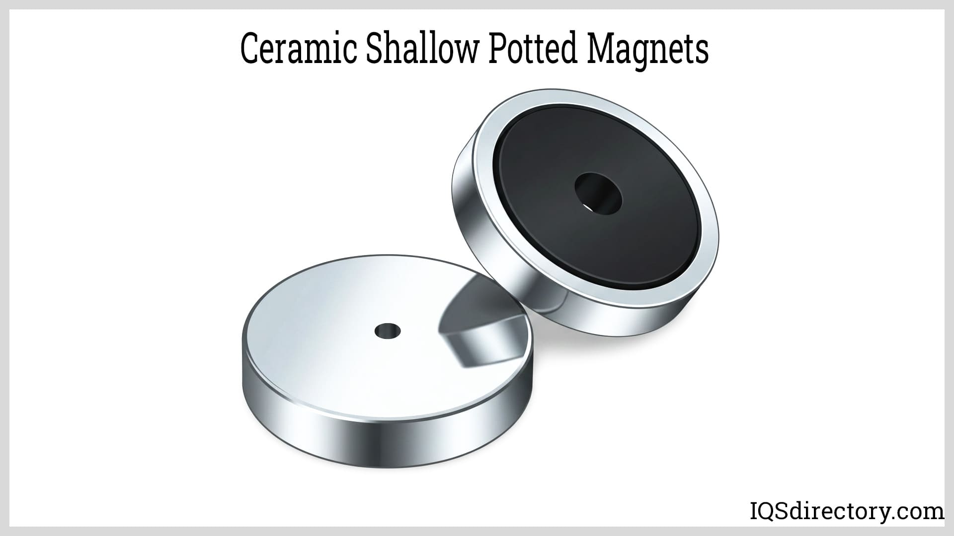 Ceramic Shallow Potted Magnets