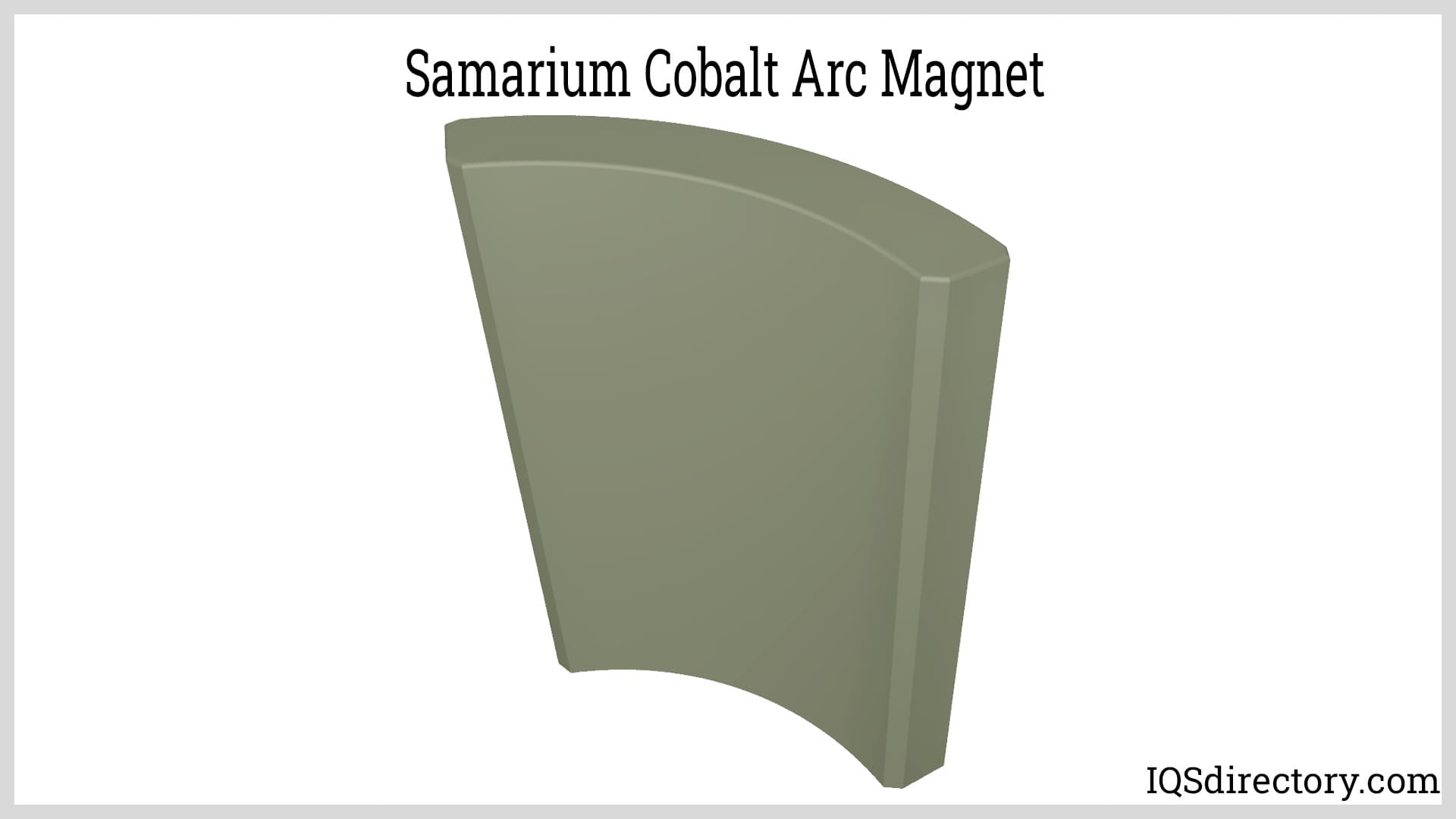 Samarium Cobalt Arc Magnet Samarium Cobalt Arc Magnet