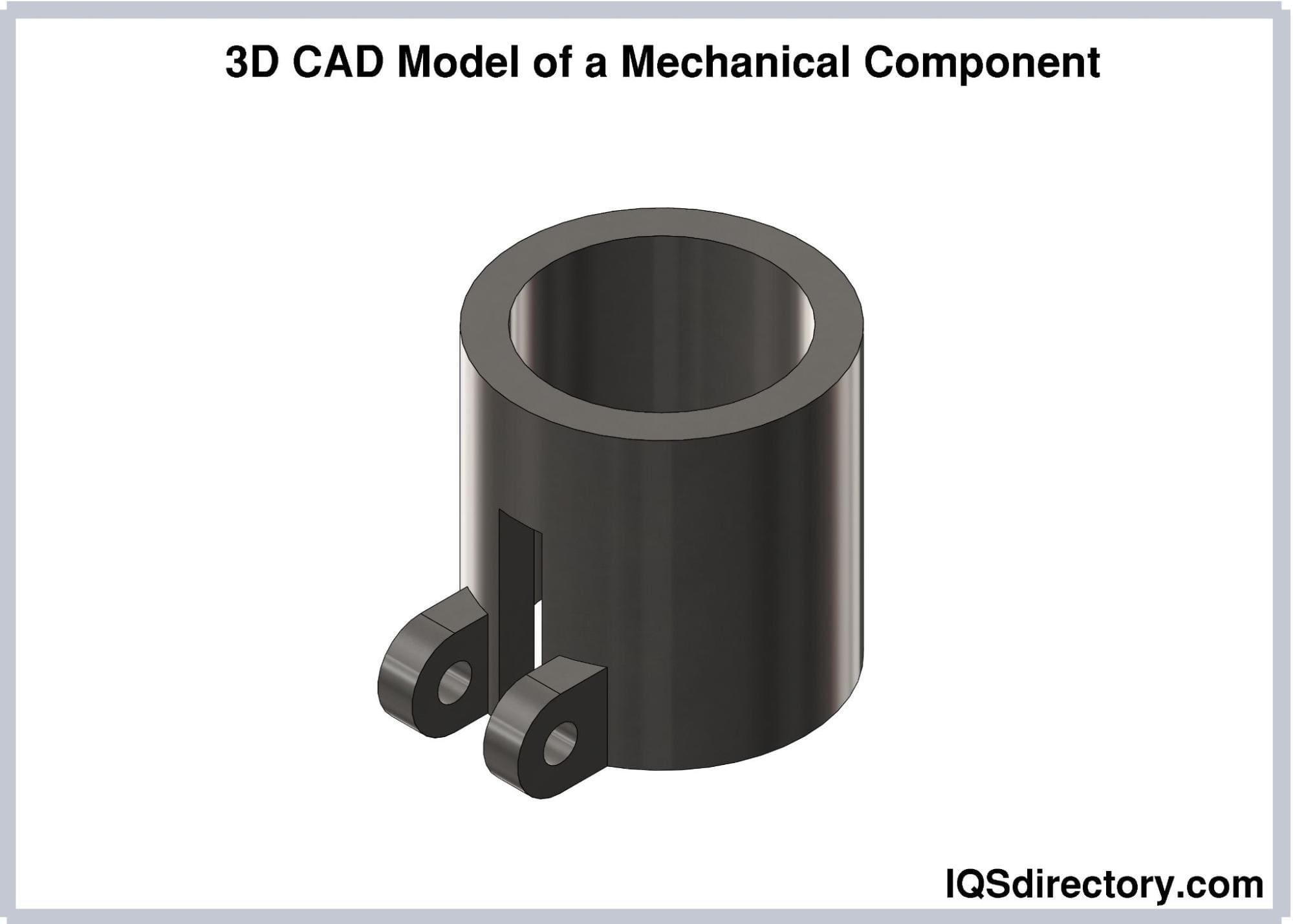 3D CAD Model of a Mechanical Component