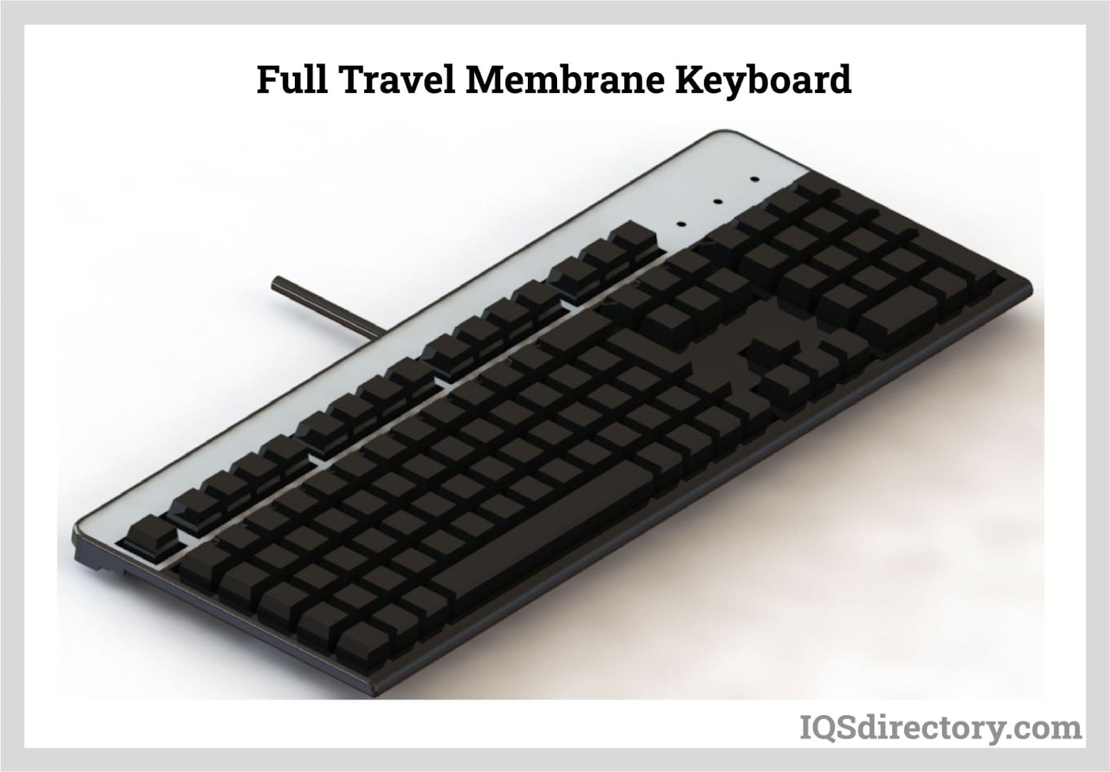Full Travel Membrane Keyboard