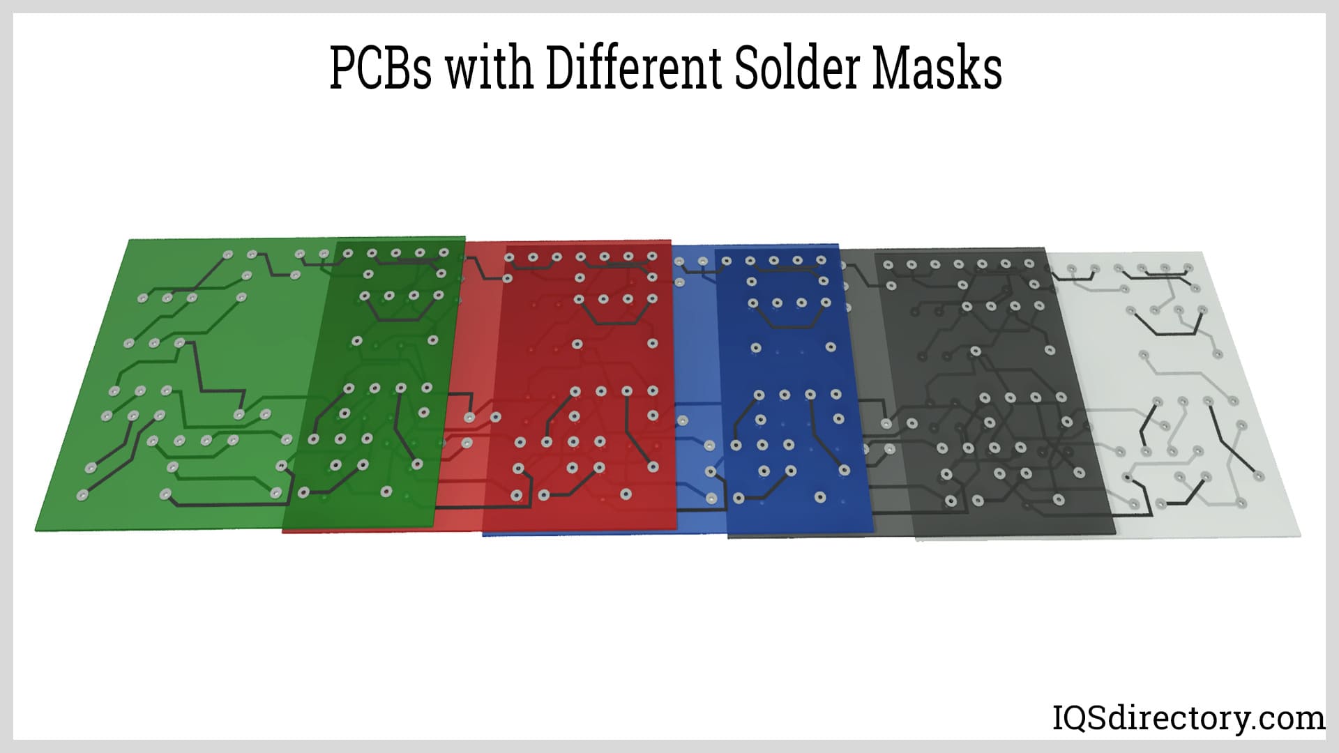 PCBs with Different Solder Masks