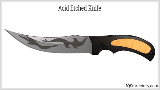 Acid Etched Knife