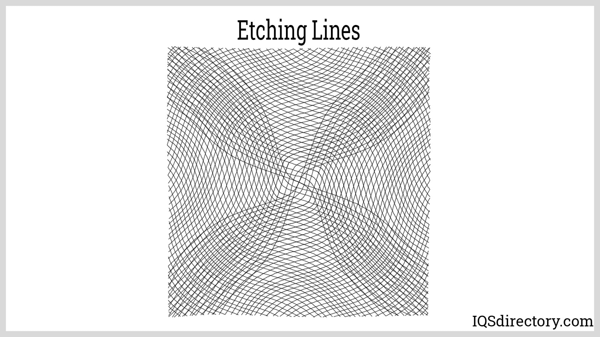 Etching Lines