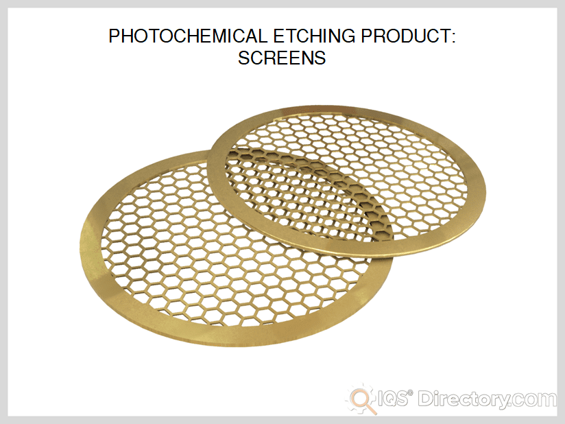 Photochemically Etched Screens