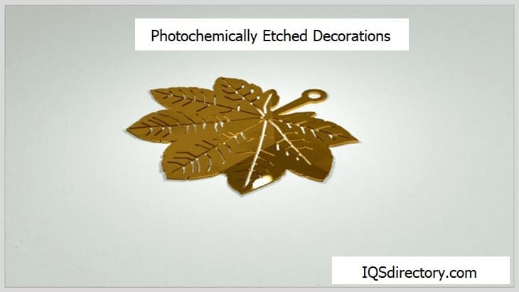 Photochemically Etched Decorations