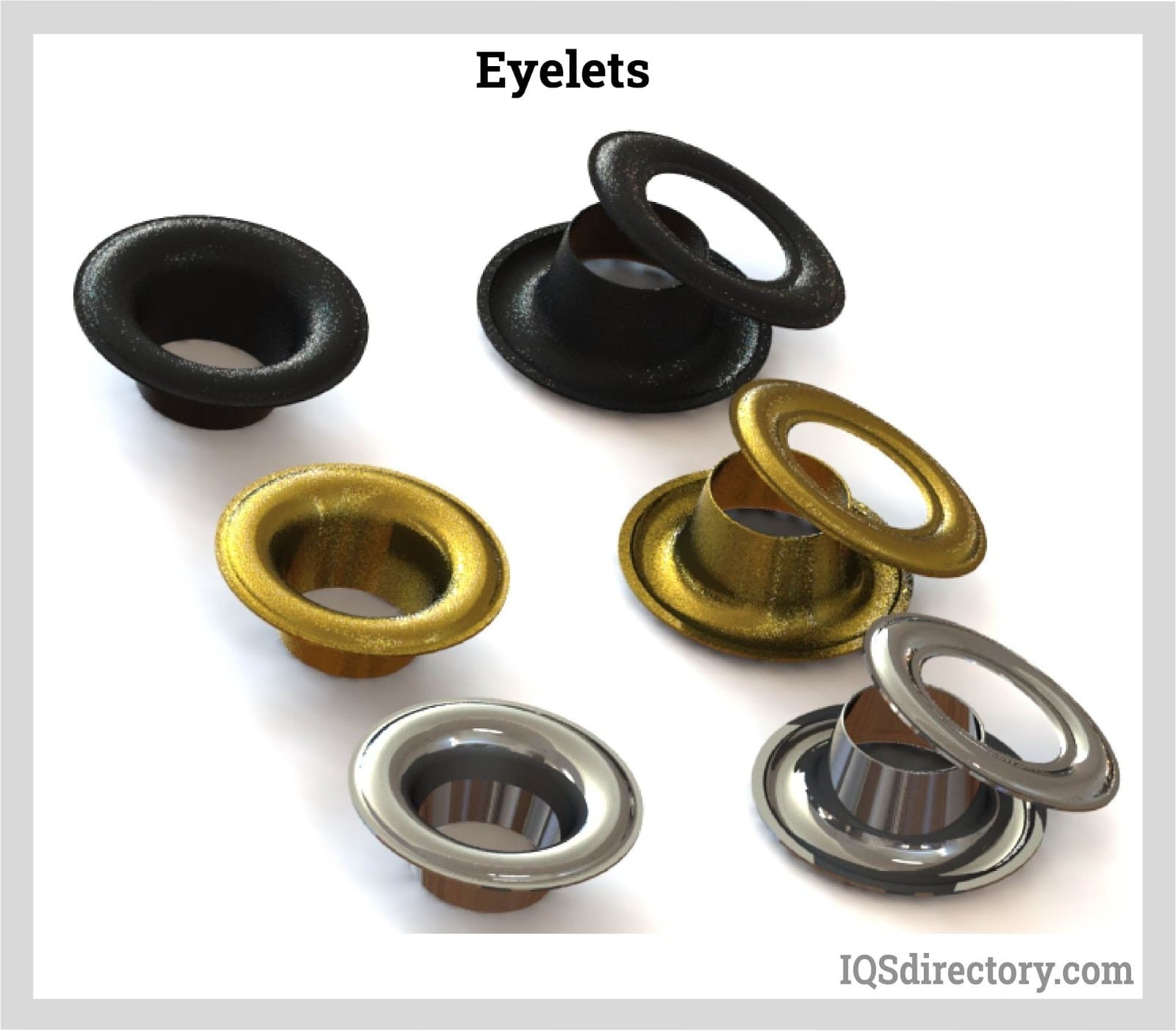 50 Sets Hole Metal Rings Shoe Hole Eyelets Grommet Fabric Eyelets