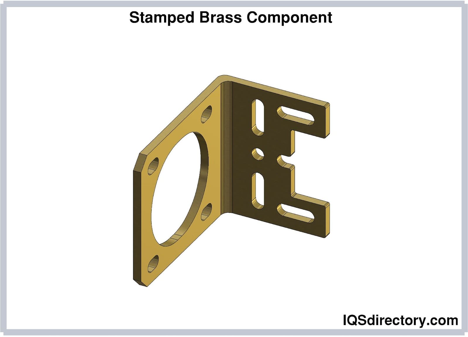 Stamped Brass Component