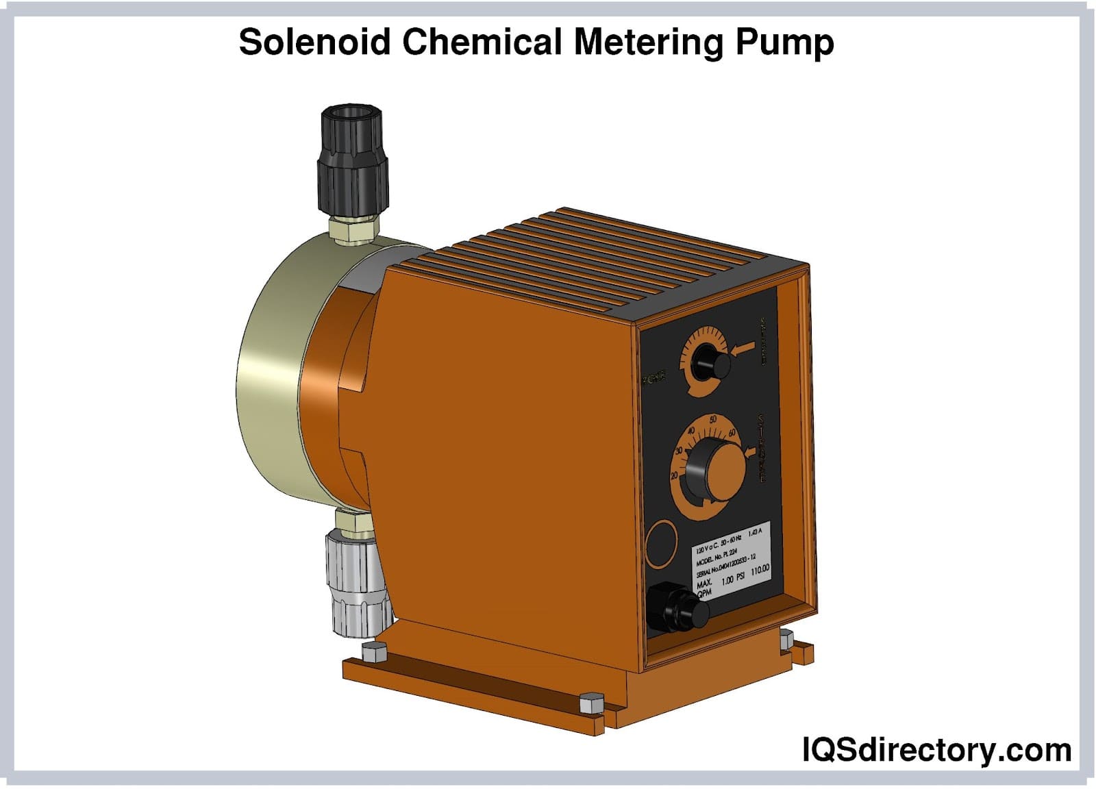 Solenoid Chemical Metering Pump