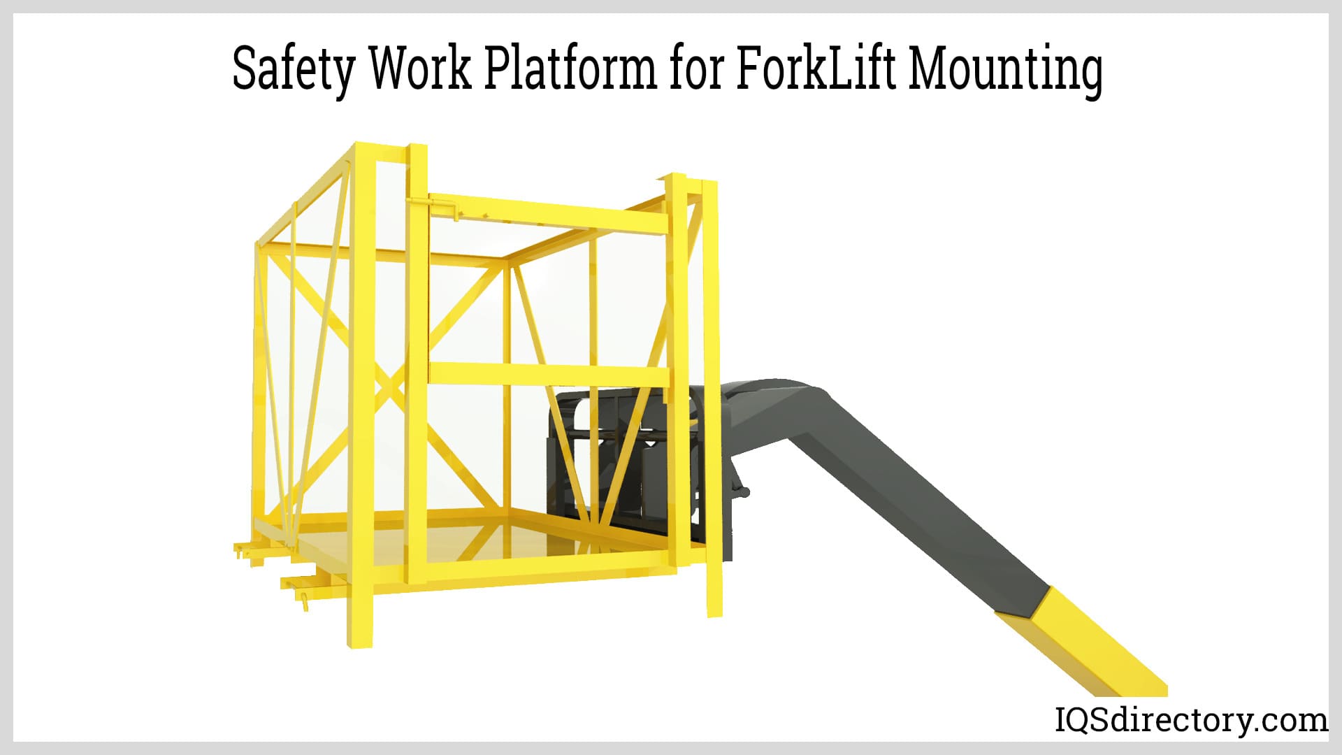 Safety Work Platform for Fork Lift Mounting