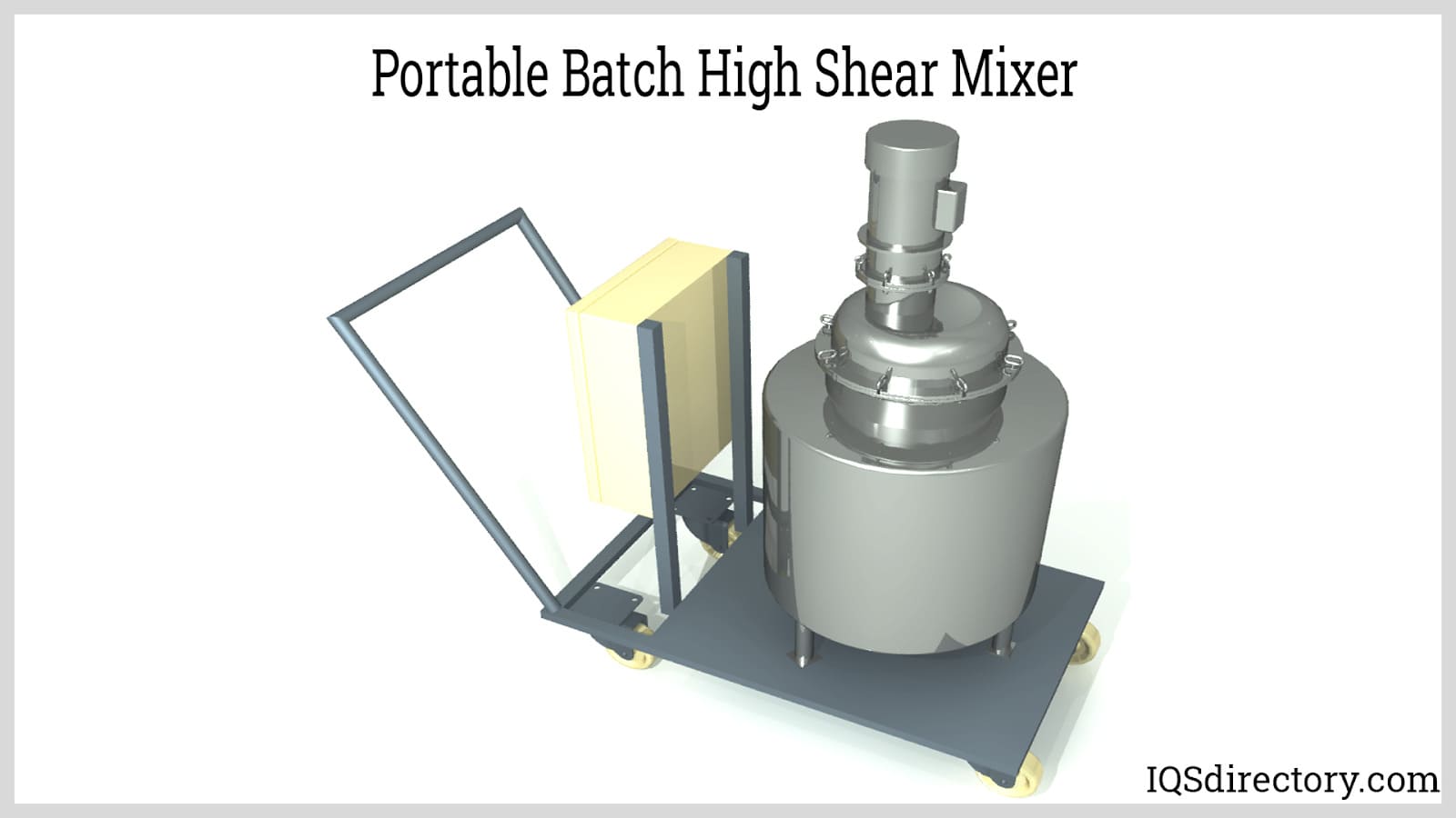  Portable Batch High Shear Mixer