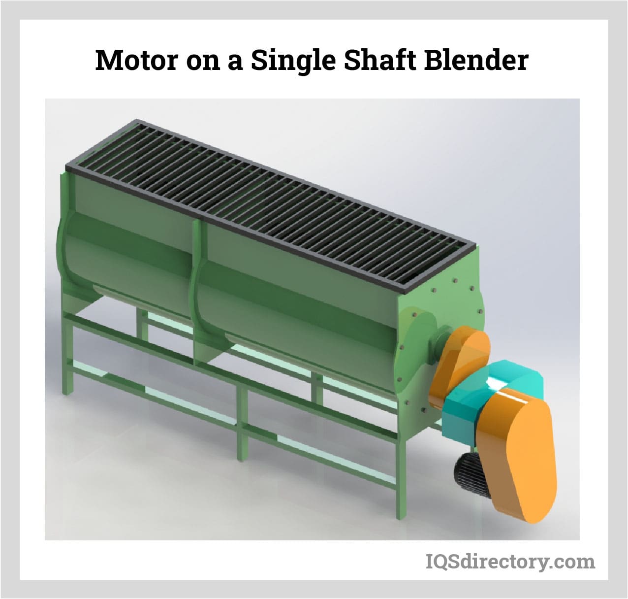 Motor on a Single Shaft Blender