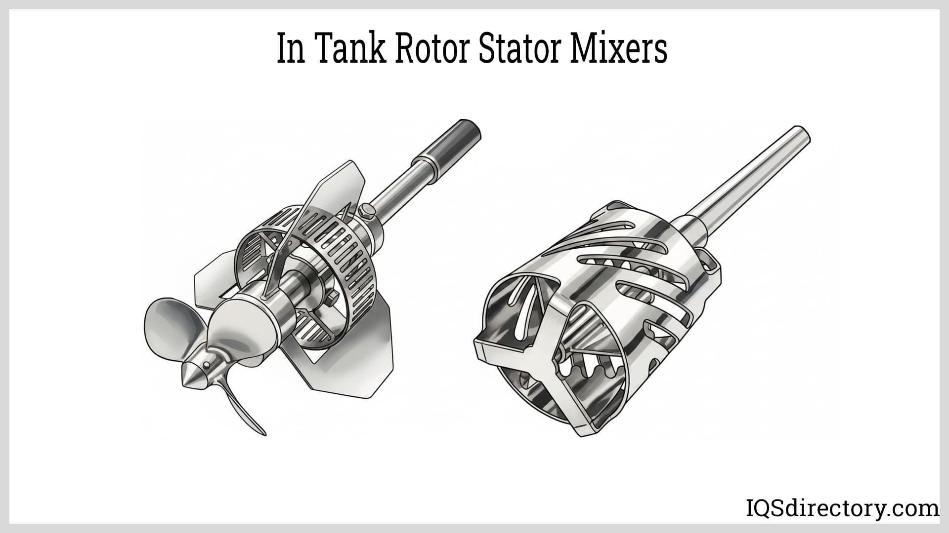 In Tank Rotor Stator Mixers In Tank Rotor Stator Mixers