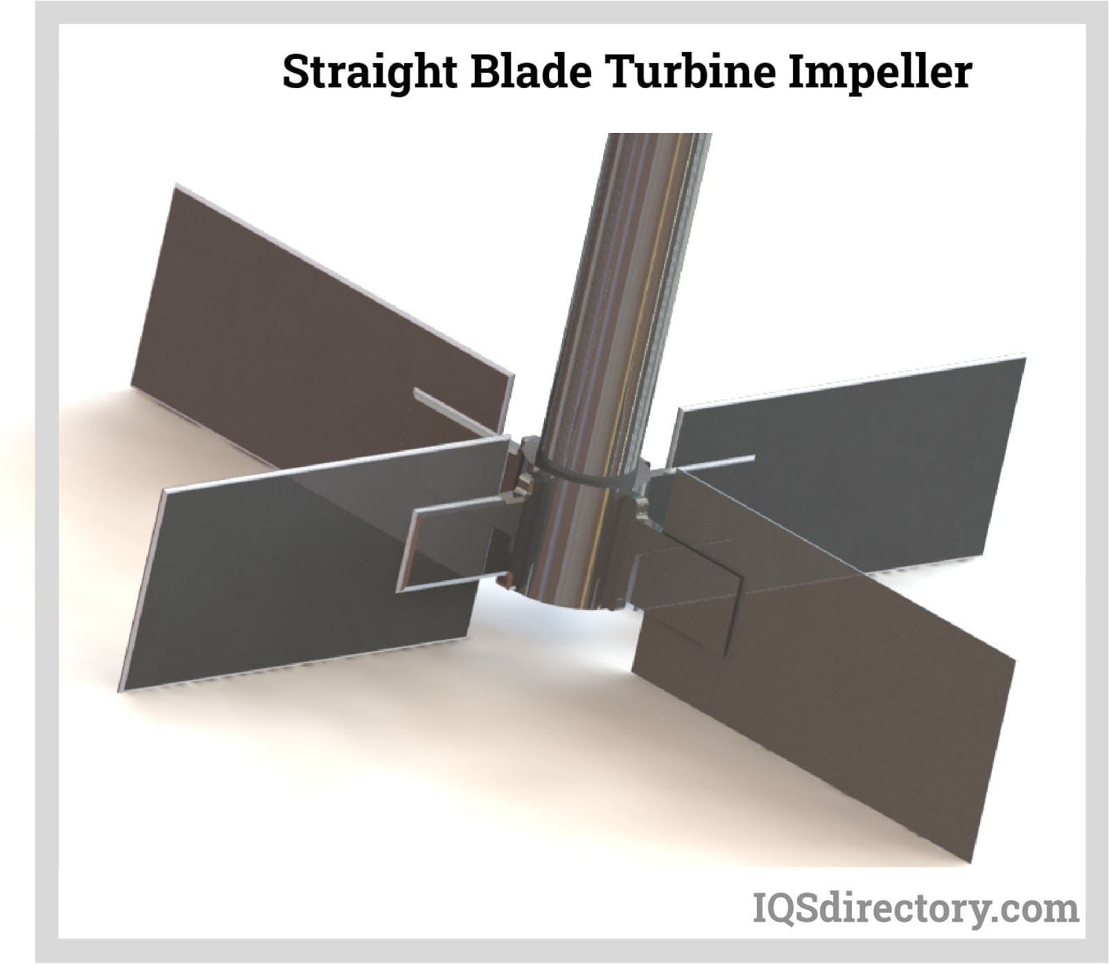 Straight Blade Turbine Impeller