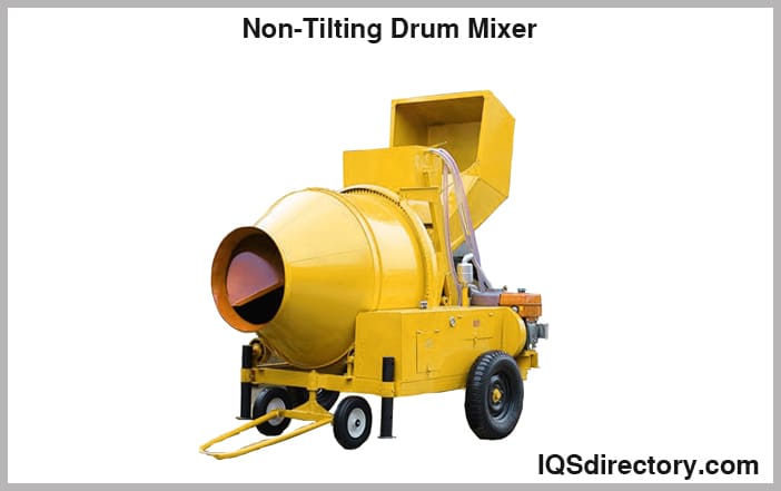 Non-Tilting Drum Mixer