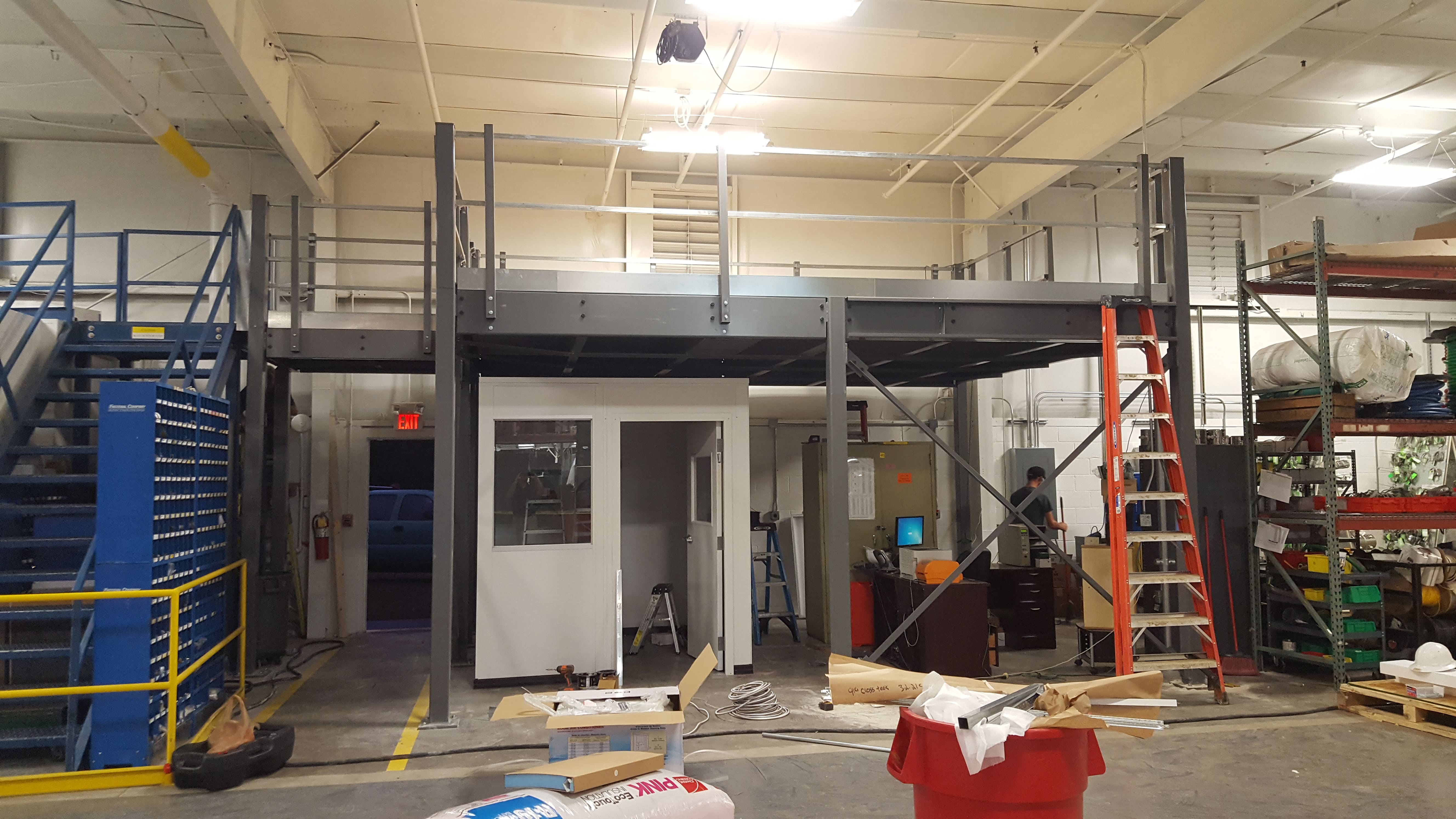 Structural Frame of Inplant Offices by Donobrog, Inc 2