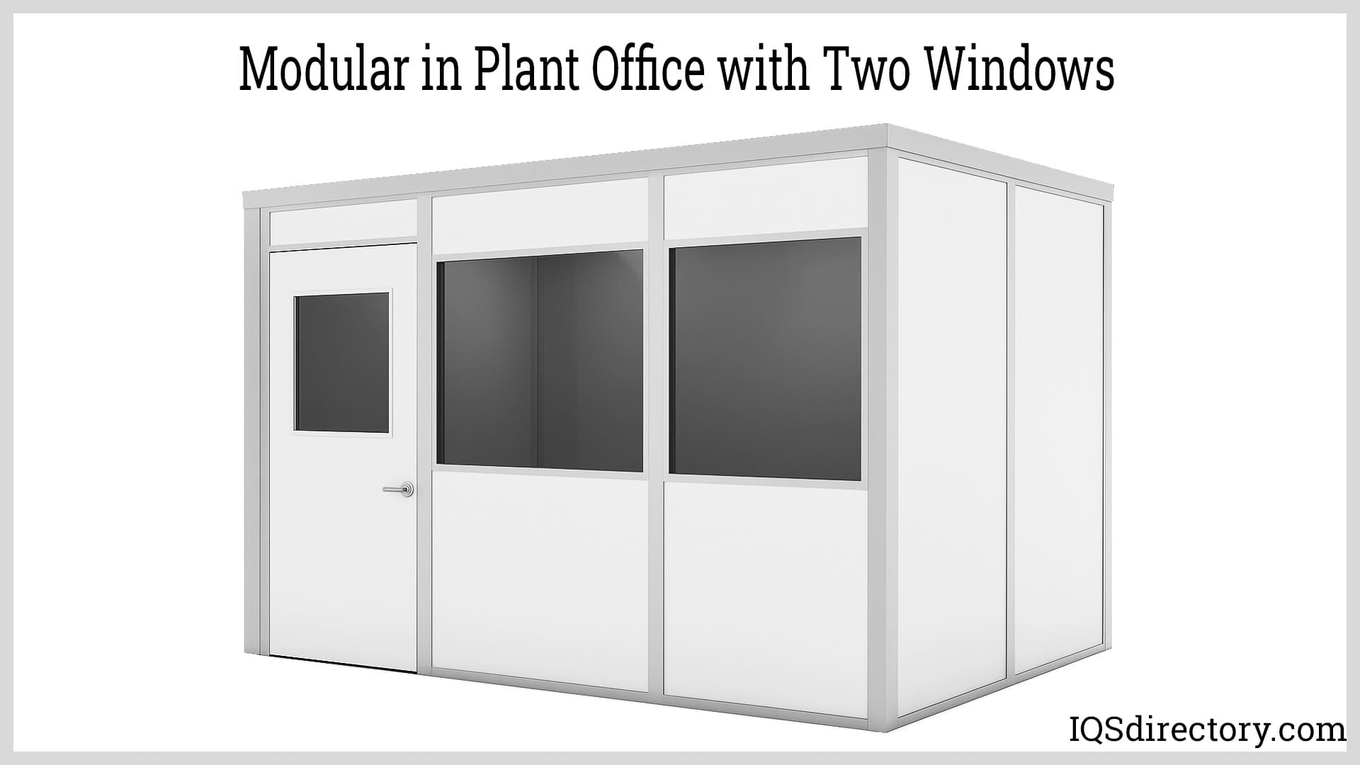 Modular Inplant Office with Two Windows