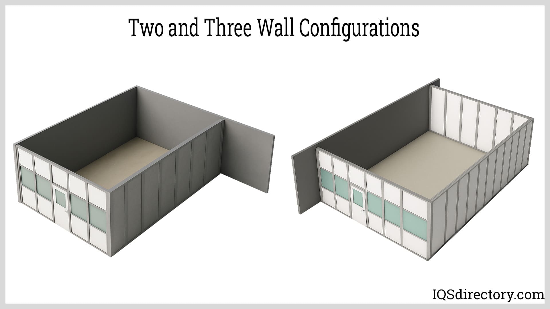 Two and Three Wall Configurations