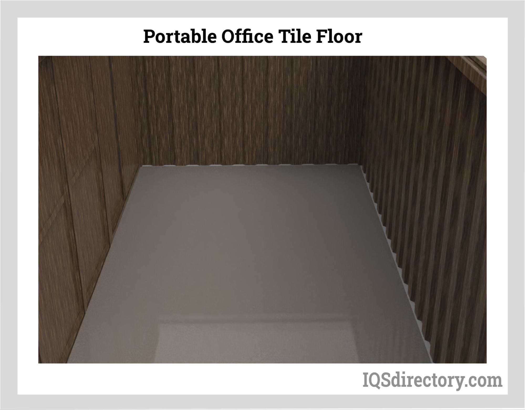 Portable Office Tile Floor