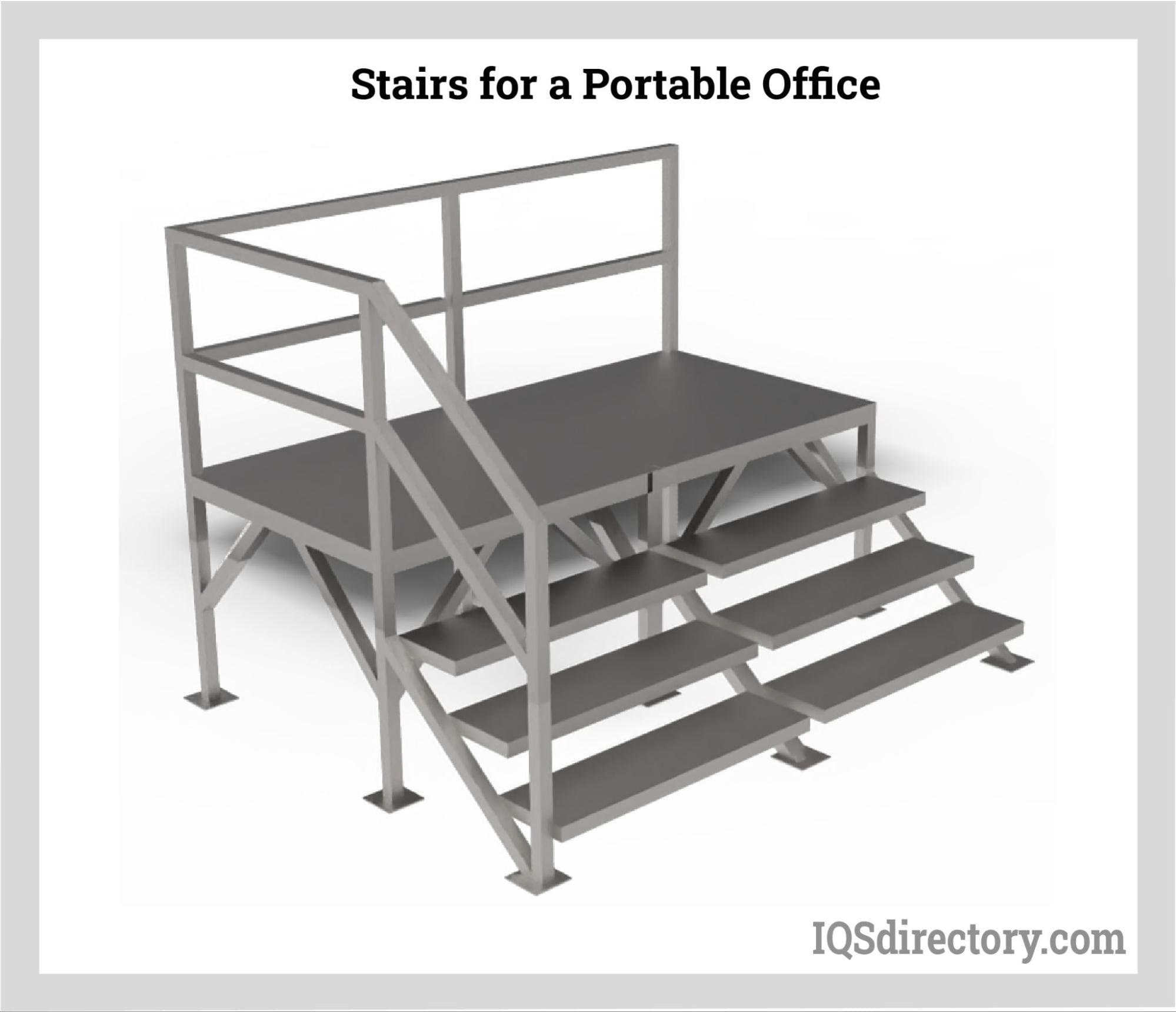 Stairs for a Portable Office