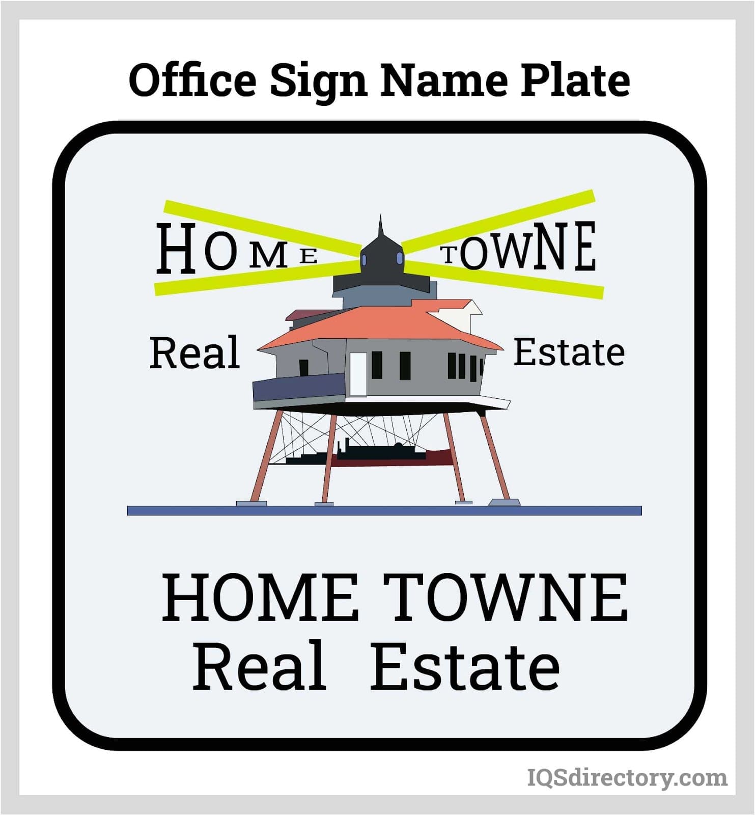 Office Sign Name Plate