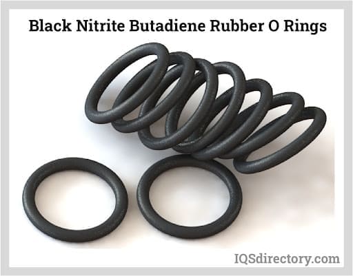 Black Nitrite Butadiene Rubber O Rings