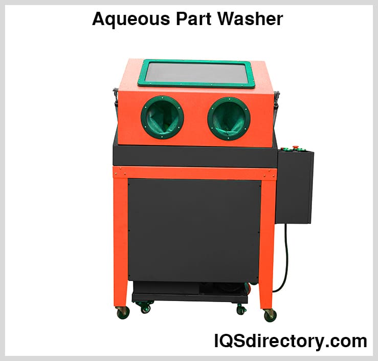 Aqueous Part Washer