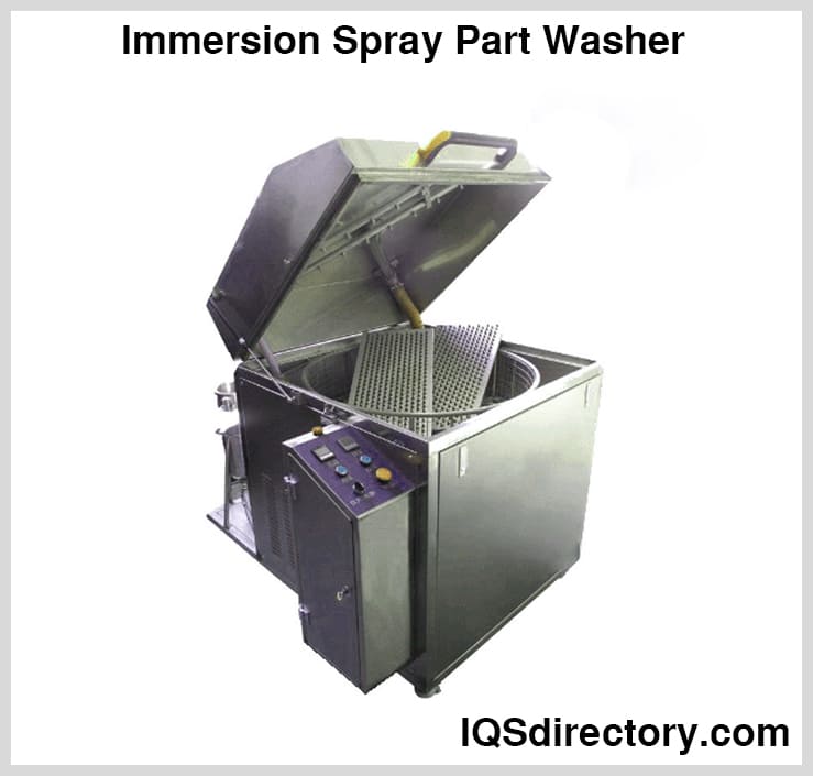 Immersion Spray Part Washer