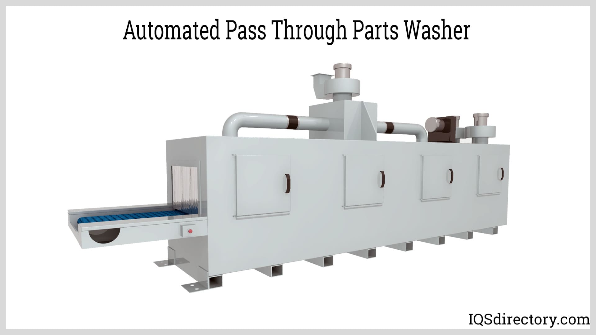 Automated Pass Through Parts Washer