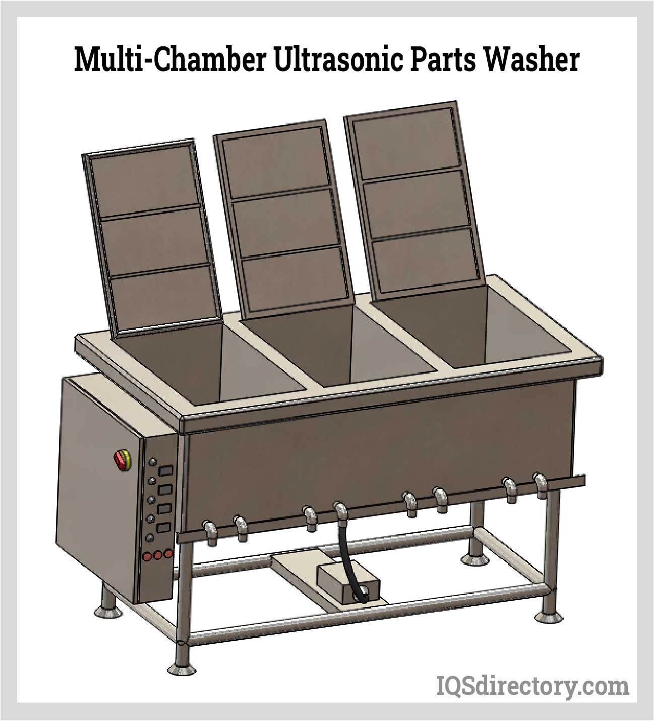 Multi-Chamber Ultrasonic Parts Washer