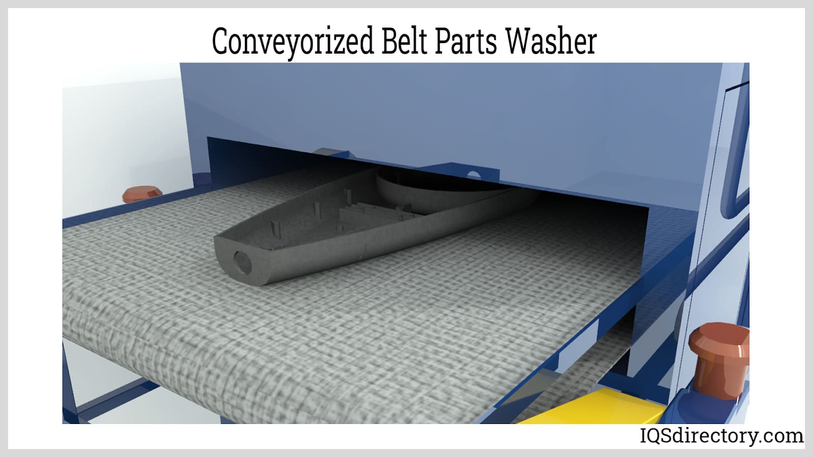 Conveyorized Belt Parts Washer