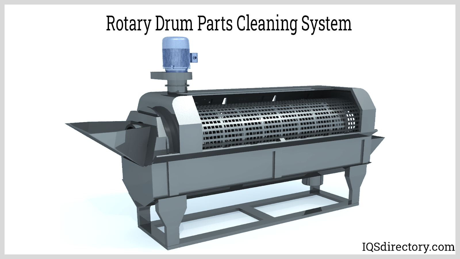 Rotary Drum Parts Cleaning System