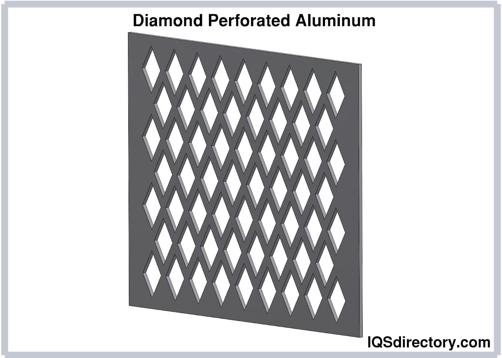 Diamond Perforated Aluminum