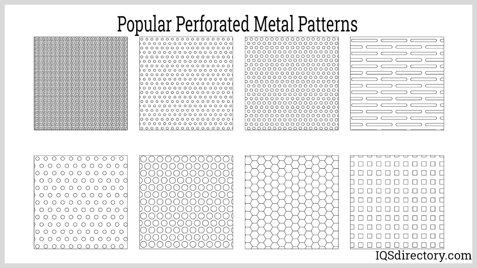 Popular Perforated Metal Patterns