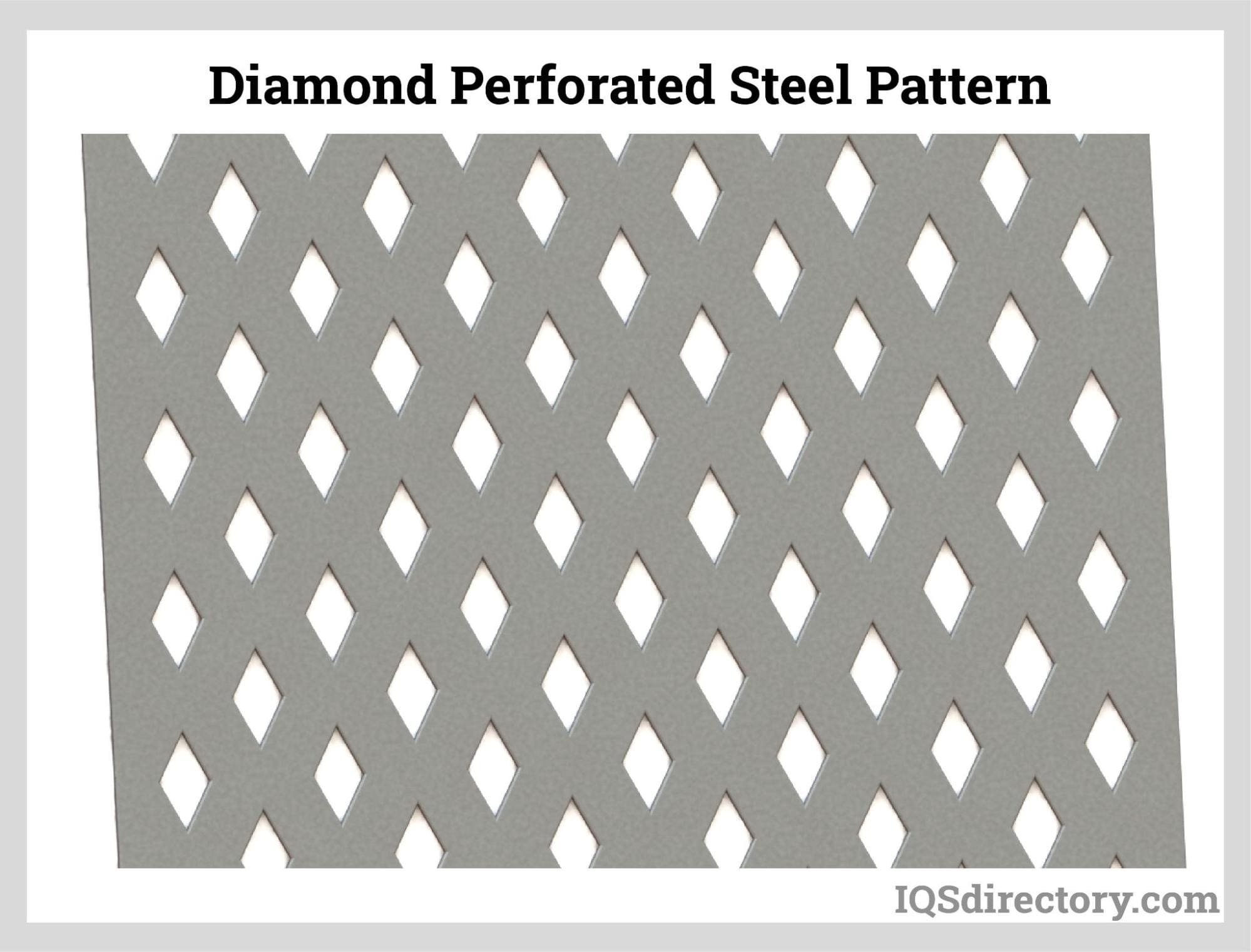 Diamond Hole Perforated Steel