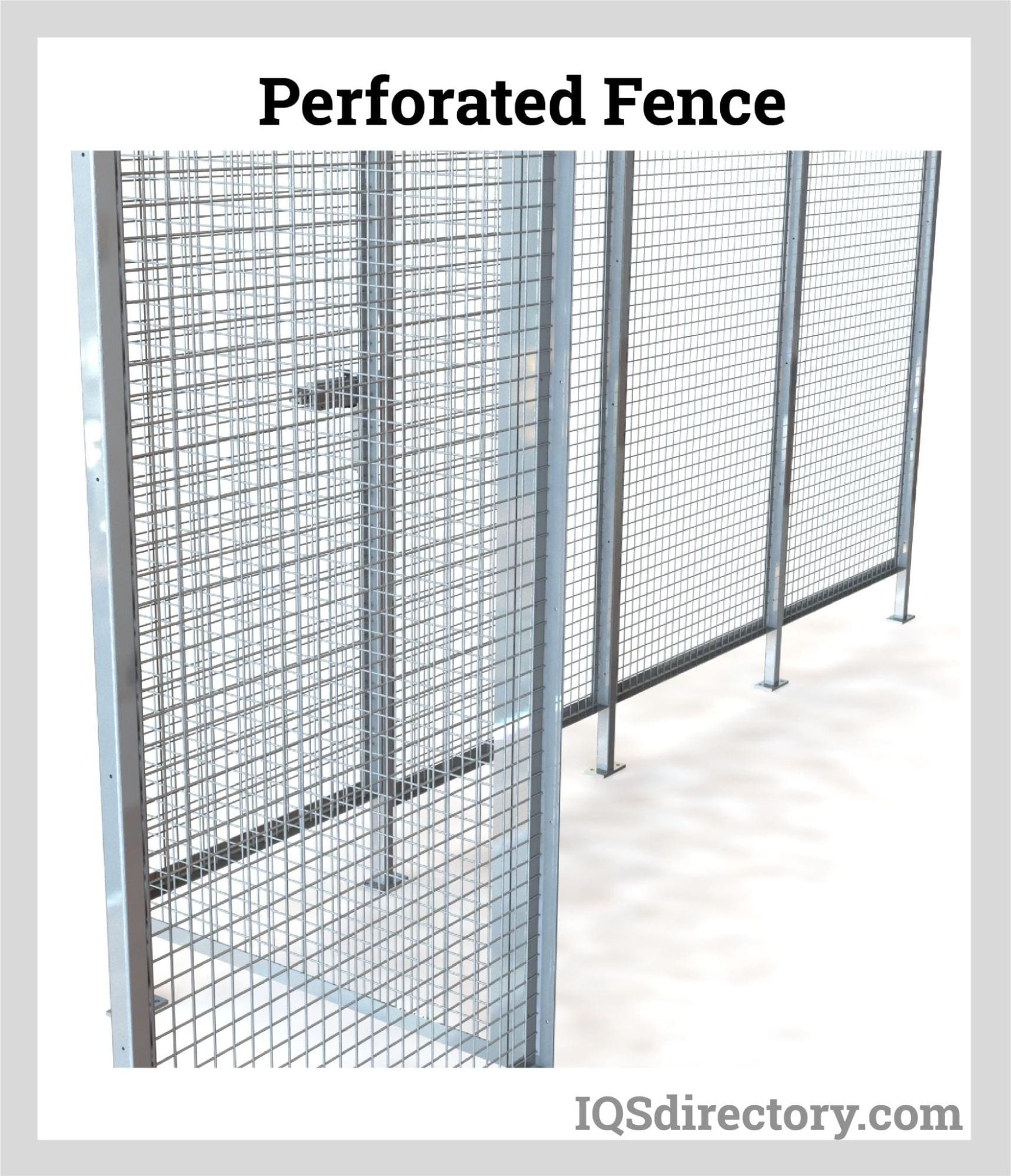 Perforated Fence