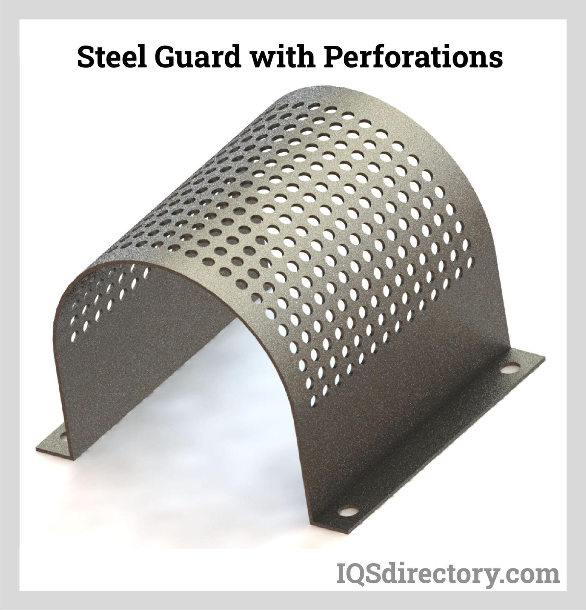 Steel Guard with Perforations