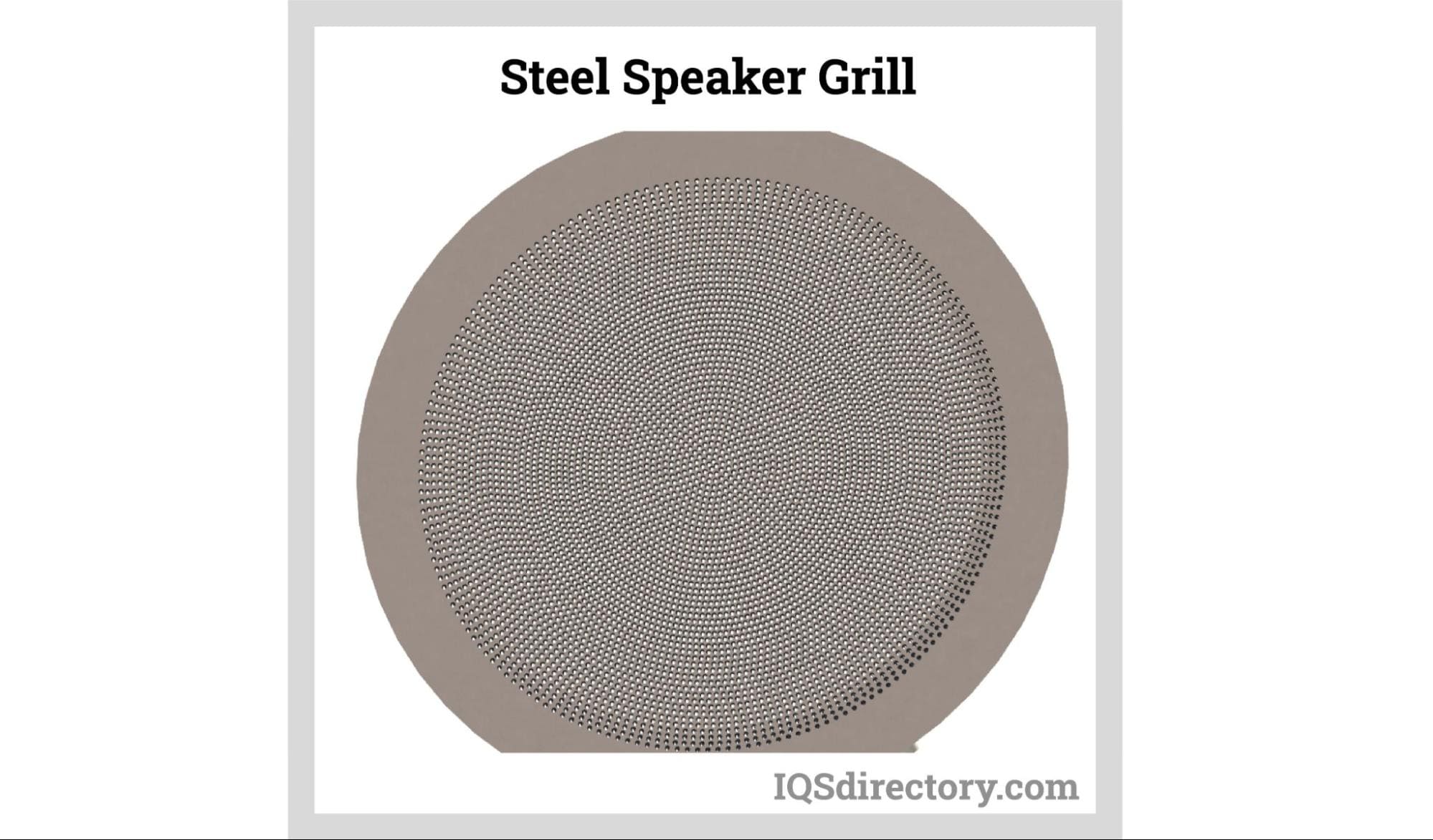 Steel Speaker Grill