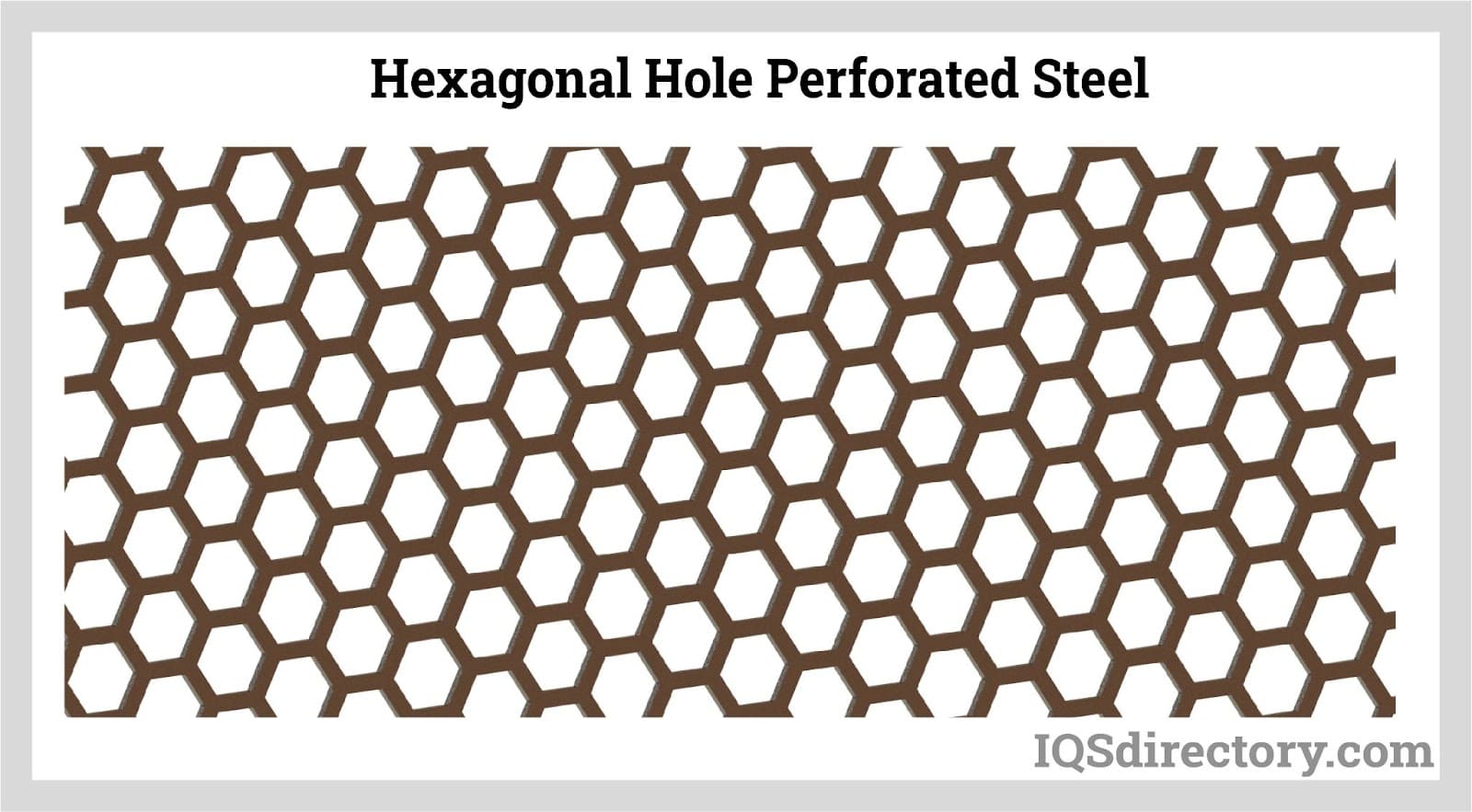 Hexagonal Hole Perforated Steel