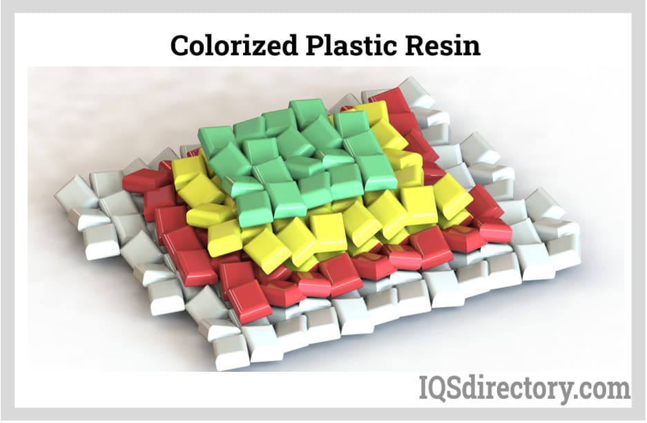 Colorized Plastic Resin