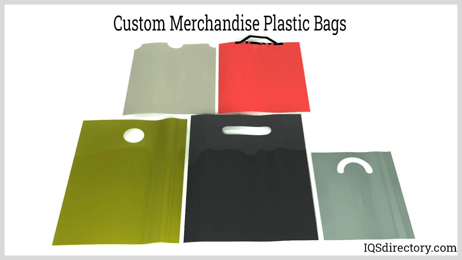 Custom Merchandise Plastic Bags