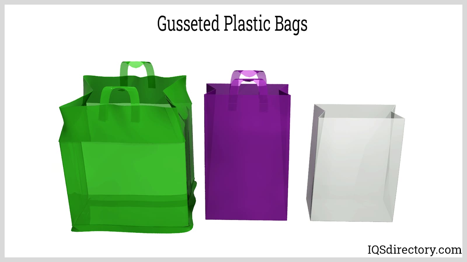 Gusseted Plastic Bags