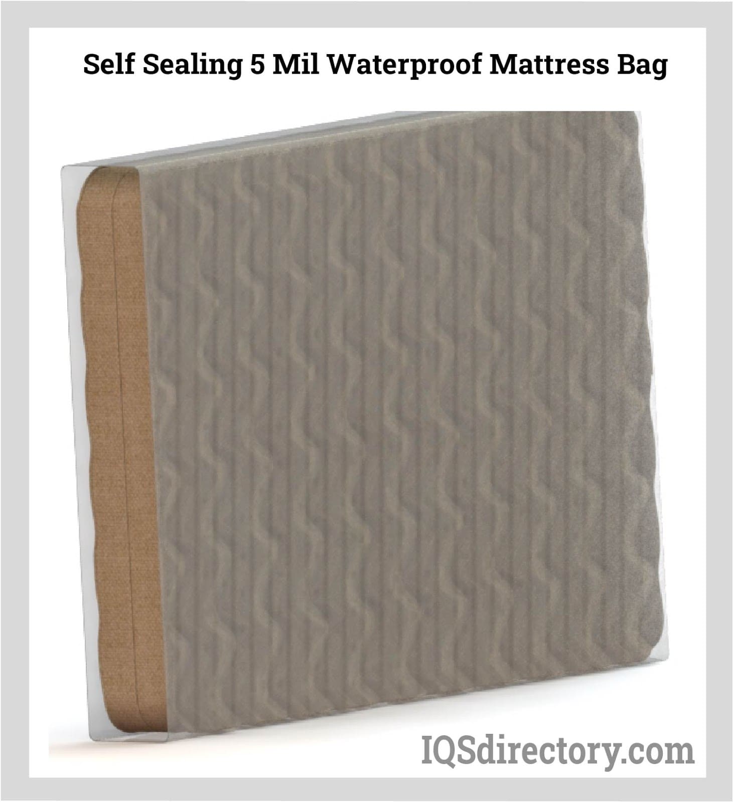 Self Sealing 5 mil Waterproof Mattress Bag