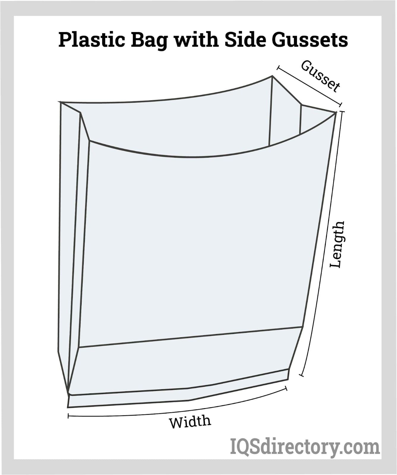Plastic Bag with Side Gussets