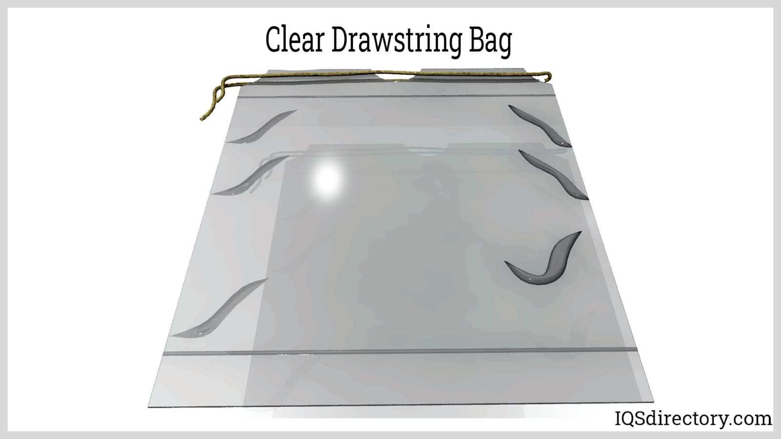 Clear Drawstring Bag