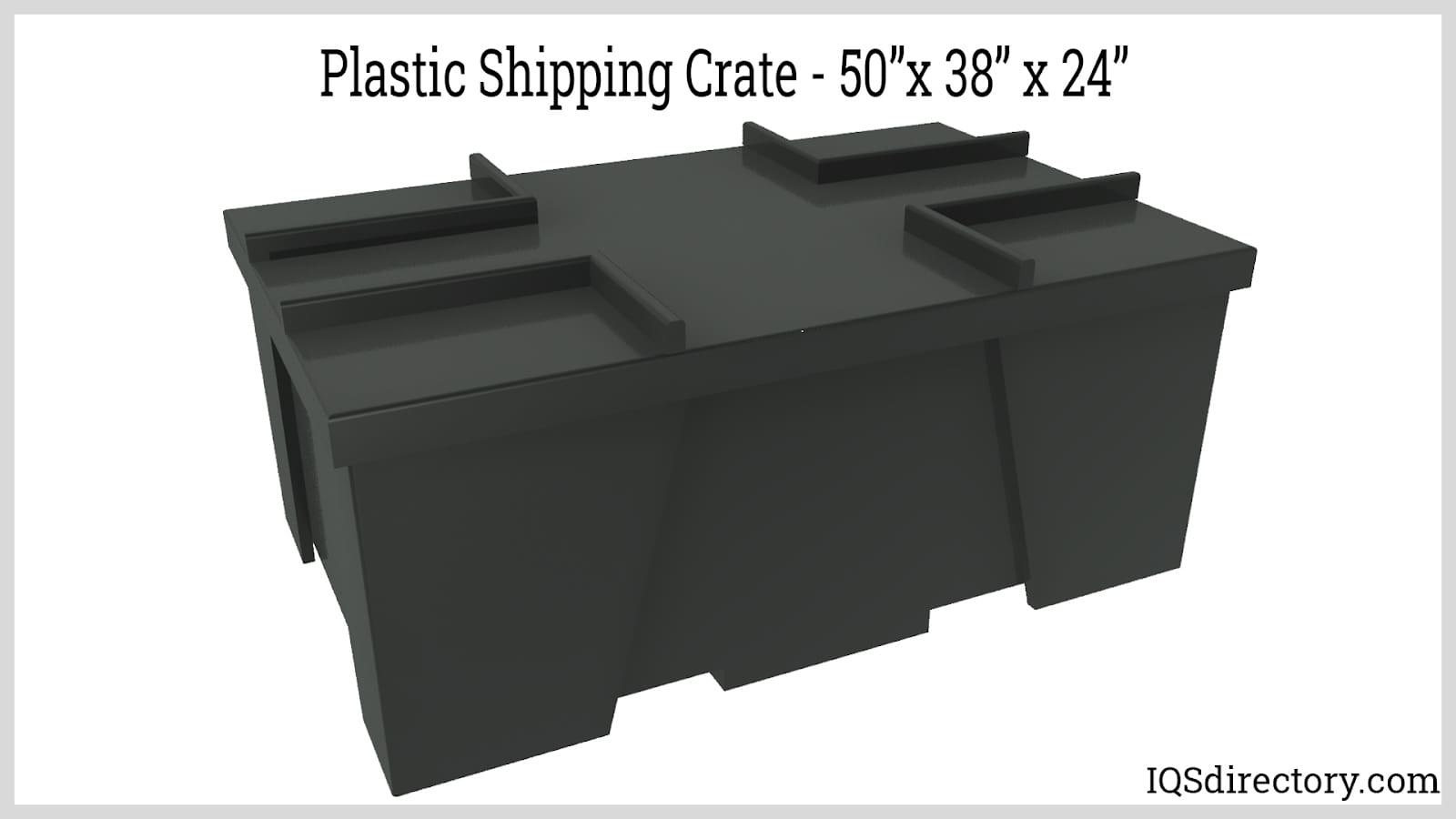 Plastic Shipping Crate - 50' x 38' x 24'