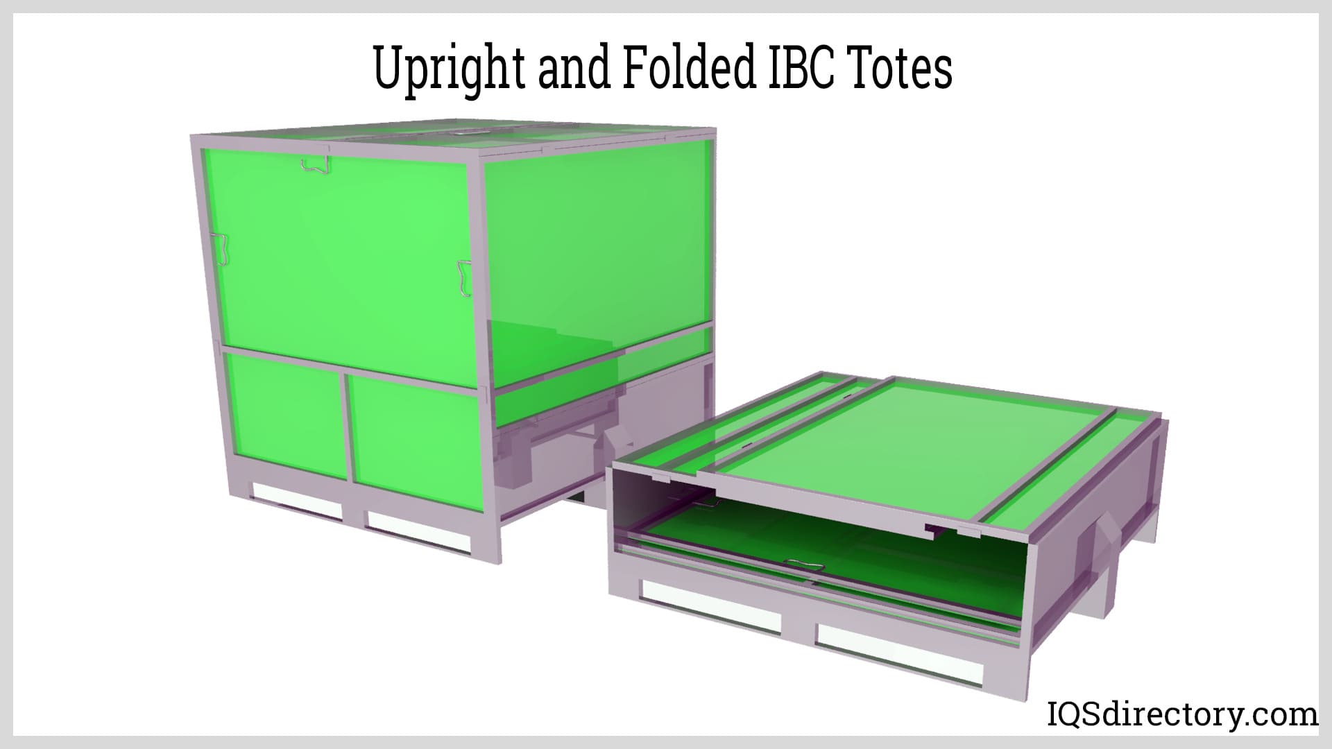Upright and Folded IBC Totes